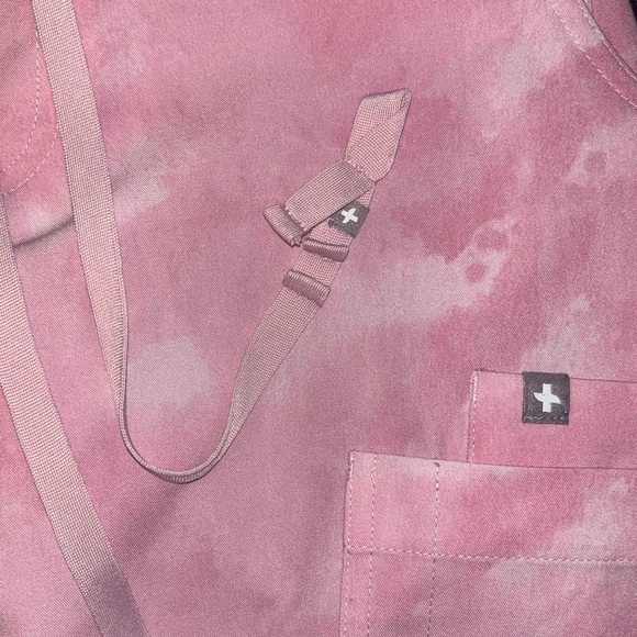 Figs Yola Skinny Scrub Pants / Marbled Rose / Size XS 🎀 - Picture 3 of 6